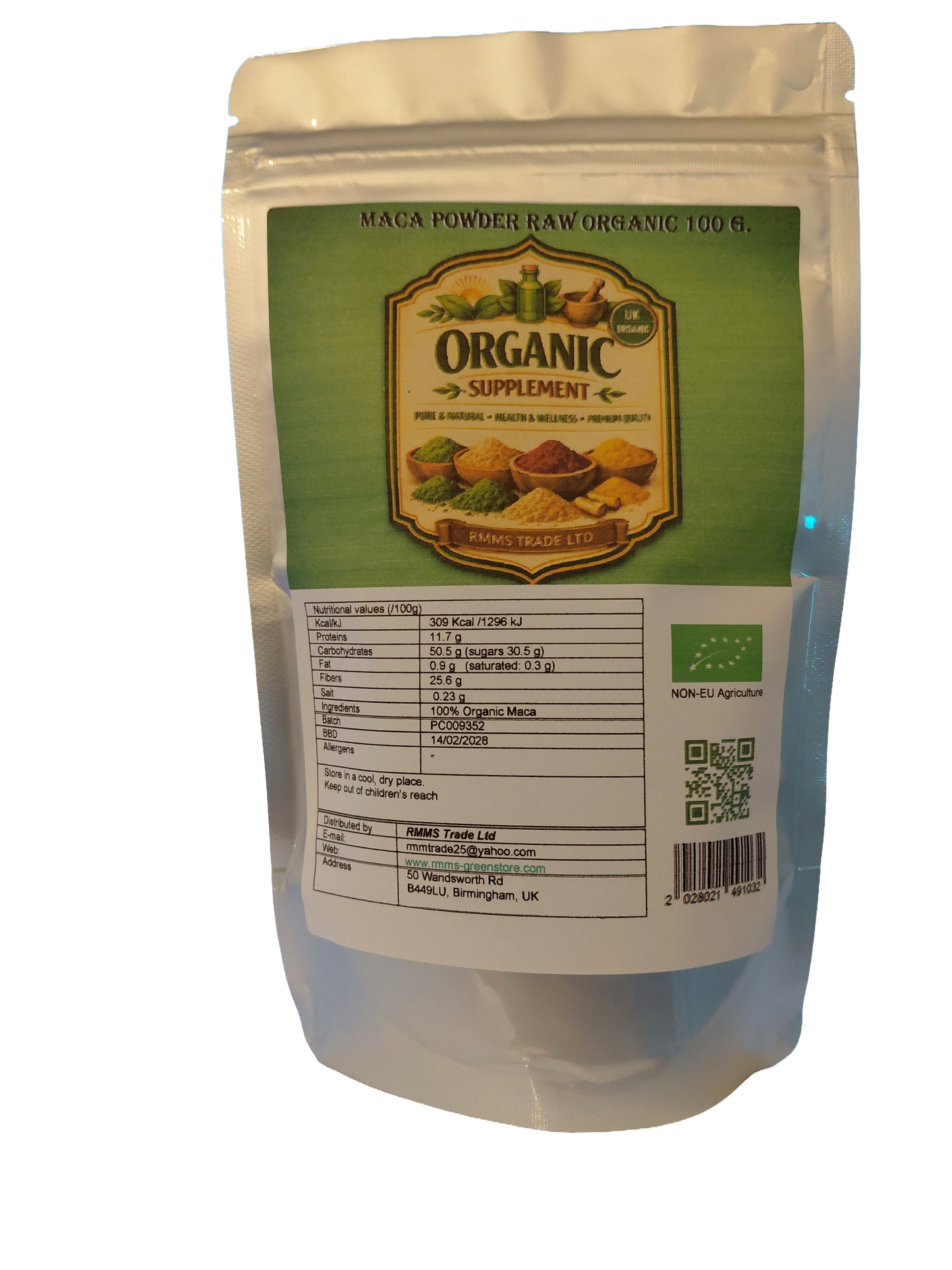 Maca Powder RAW Organic