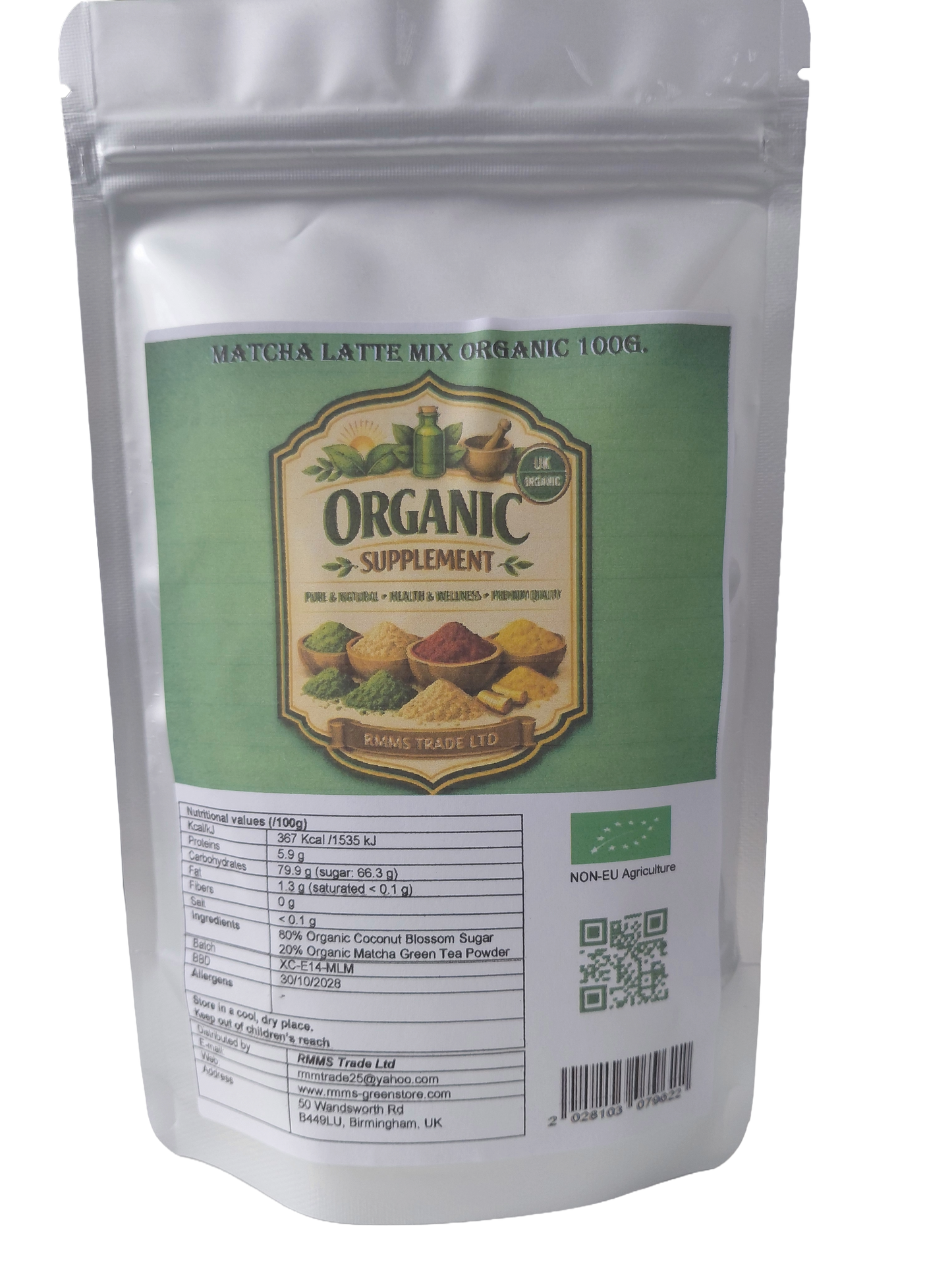 Matcha Latte Mix Organic